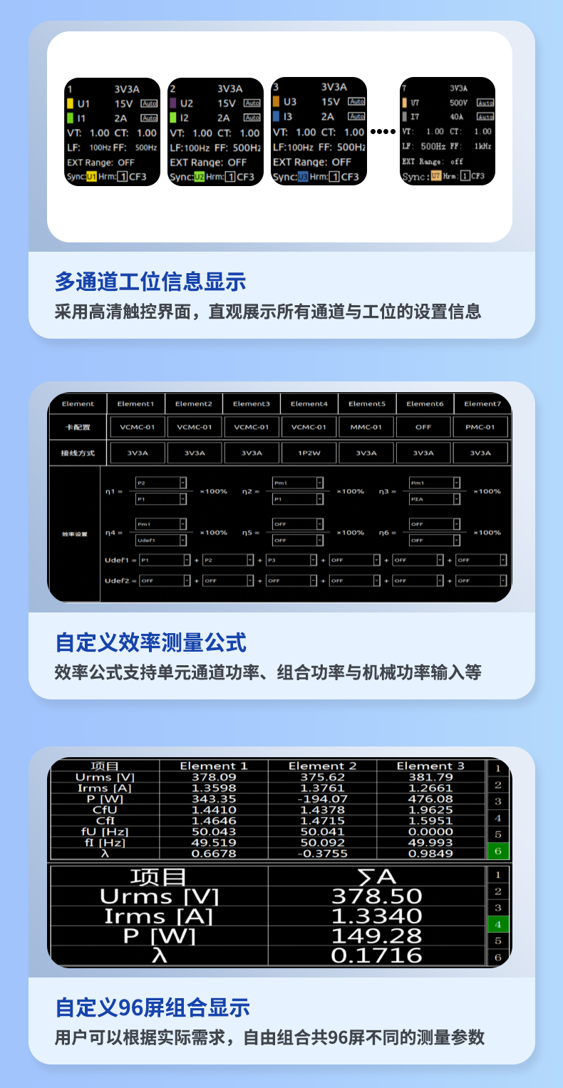 威格新品-多通道，多功能、高精度功率分析儀VG3000系列 廠家直銷 質量保障插圖8